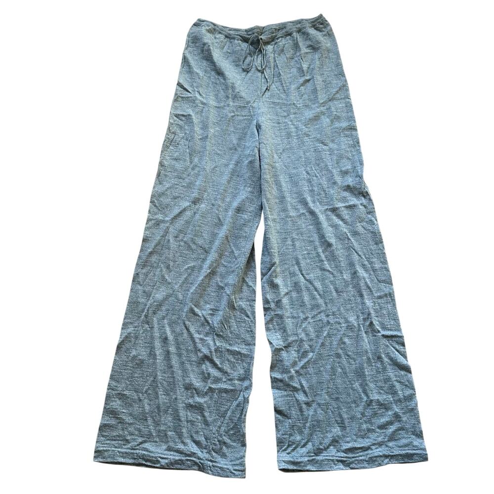 Malo MAC Gray Cashmere and Silk Wide Leg Pants Size 42